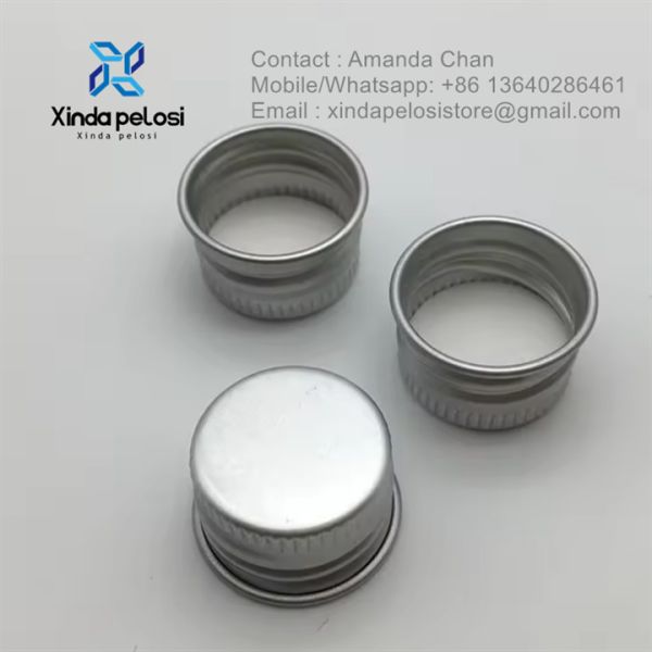 China Manufacturer Silver Gold Black Finish Screw Aluminum Cap