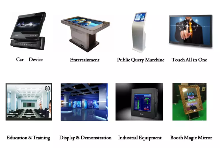 15.6 Inch Infrared Touch Frame TK Series Multi Touch Points USB Connect