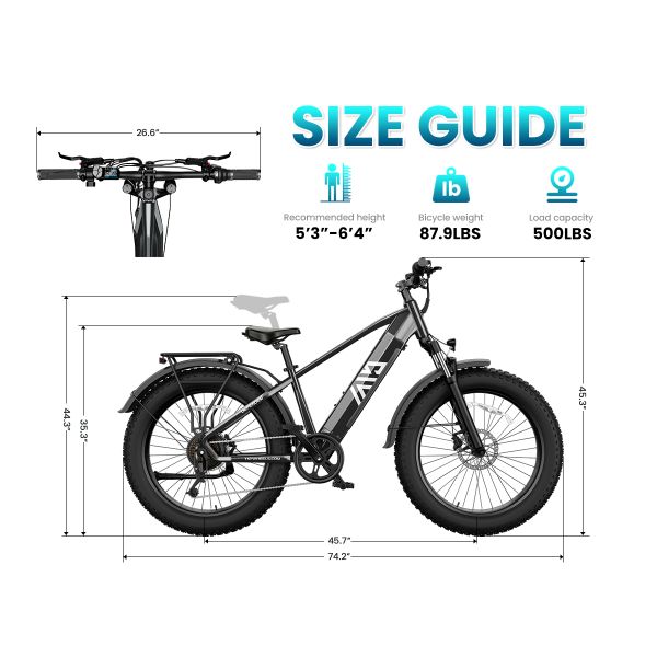 TST 26INCH Electric Bike Alloy 750W 48V 15Ah Toothed Brushless Motor Mountain Road Sport E Bike for Adult