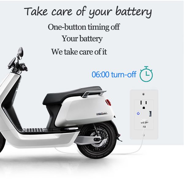 Glomarket Wifi Smart Wall Socket Voice Control Timing Switch Usb Smart Remote Control Wall Socket