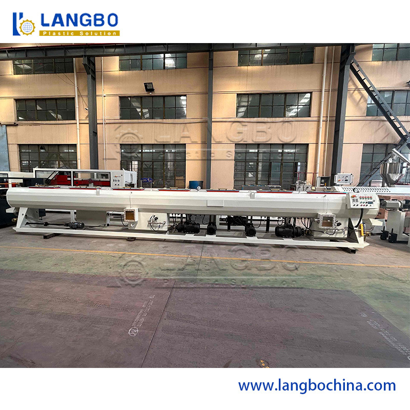 Good Quality HDPE 160-315mm Pipe Line 315-630mm HDPE Pipe Extrsuion Machine With Omron Temperature Controller