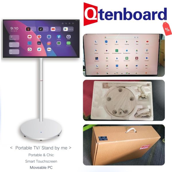 32 Inch Rollable Android Portable TV Tablet with Smart Touch Screen Stand By Me TV