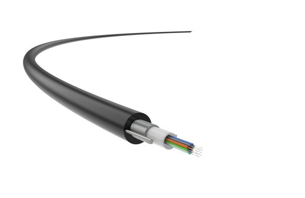 62.5um Aluminum Armored Fiber Optic Cable  Loose Tube Single Mode Fiber