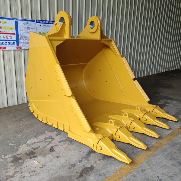 Q355B And Q420 Excavator Rock Bucket 30 - 45ton 1.4-2.5 Cbm