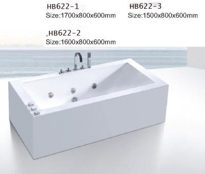 Bathtubs, freestanding Bathtub without faucet , hand shower HB622-1