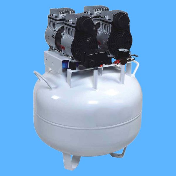 64-66db Clinic Dental Air Compressor 65L Oil Free Silent 1-To-3