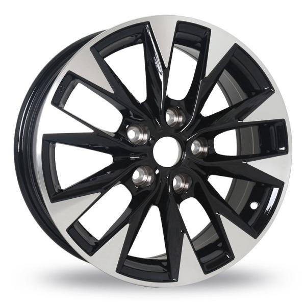 OEM Nissan Replica Wheels 66.1 16 17 Inch Black Alloy Rims 16x6.5 17x6.5