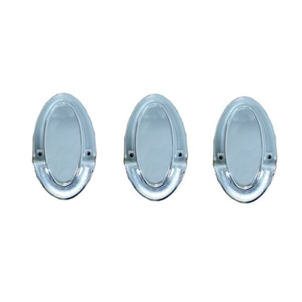 Standard Style Sliver Funeral Coffin Decorative Coffin Parts With Iron Tubes