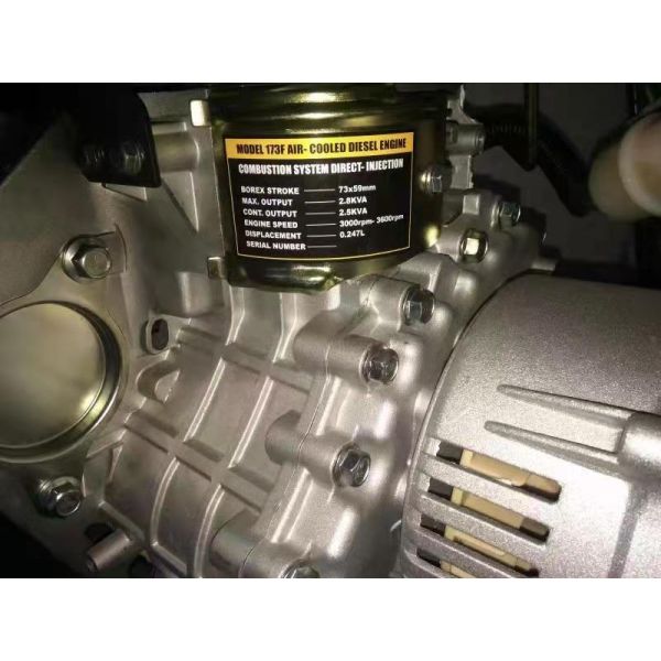 Портативное начало возвратной пружины генератора энергии 12.5L 2.2kW дизельное