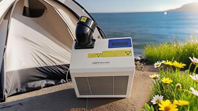 Space Saving Camping Cooler Air Conditioner Temperature Adjustable Long Lasting