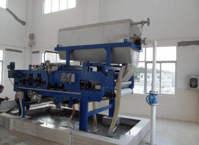 Imprensa de filtro industrial da correia do equipamento da remoção da lama das águas residuais de matéria têxtil econômica e segura