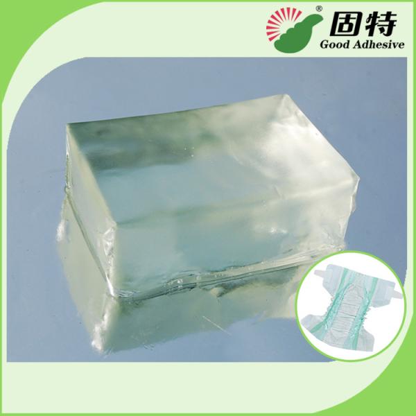 Light Transparent Block Synthetic polymer resin Baby Diaper Industrial Hot Melt Glue Synthetic Polymer Resin