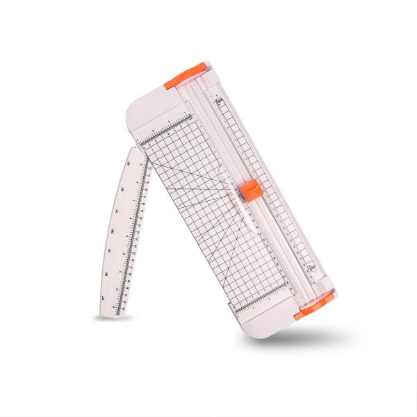 12 Sheet A4 Mini Paper Cutter with Cutting Size of 330x320mm and Cutting Technology