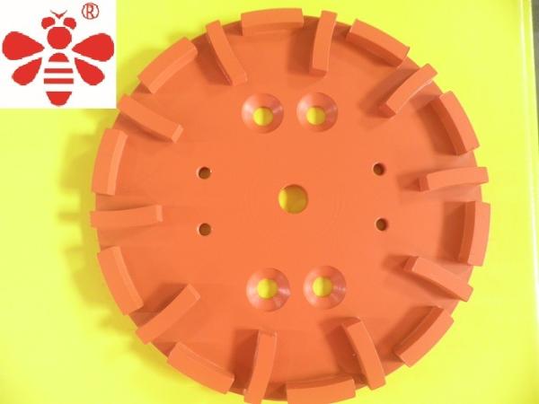 Silver Brazed Diamond Cutting Blade , Grinding Head  Diamond Cup Wheel  Floor Grinding Plate