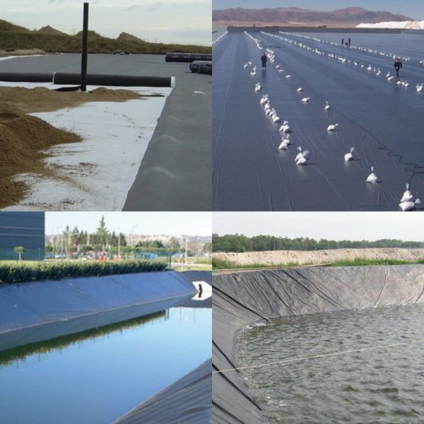 Low Permeability Black HDPE Geomembrane Liner for Secondary Containment Systems