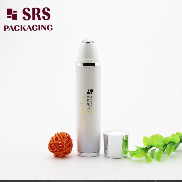 SRS Packaging Eye Cream Roll On Bottle White Color 30ml