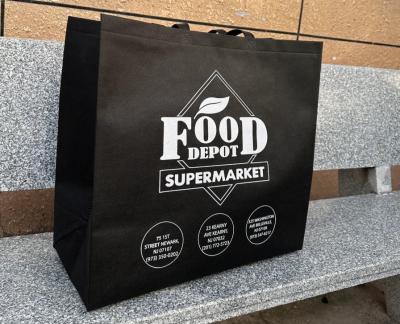 Tote Bags Custom Printed Recyclable Fabric Non Woven Shopping Bags With Logo Bolsas Ecologicas Advertising Packing Gift Use Pattern Type Letter