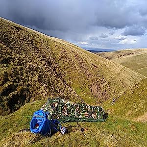 Ultralight Camping Tent, Ultralight Single Person Bivy Tent for Camp Waterproof 1 Man Tent Camping Hiking Backpack