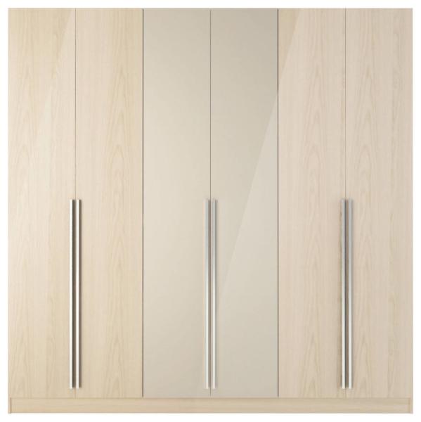 Chinese Custom Furniture Style Solid Wooden Wardrobe , Oak Wood Portable Closets