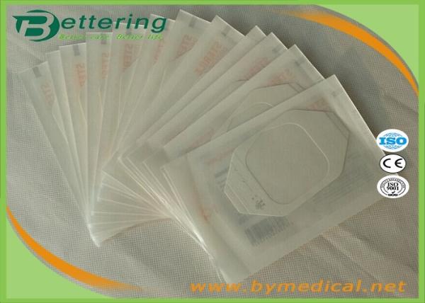A0607M Medical permeamble IV Cannula Dressing transparent breathable waterproof PU film IV dressing similar to 3M brand