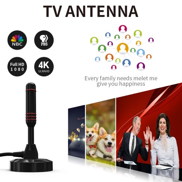 3-5В напряжение питания портативная антенна 3м DVB-T2