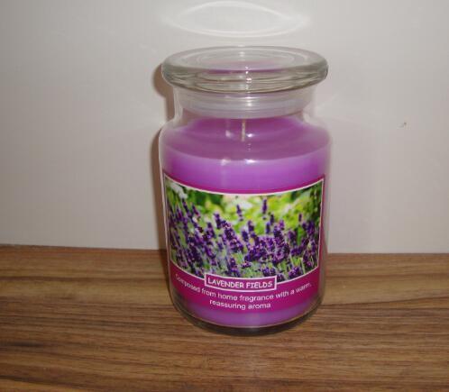 Decor candle 9x11cm popular large scented large glass jar candle with fragrance essential oil