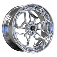 Chrome roda a etapa feita sob encomenda forjada 2 partes orlara 20inch para Mercedes Benz A35