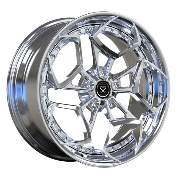 19inch forjou 2 o bordo lustrado do disco do PC rodas para bordas luxuosas do carro de Mercedes Benz A35