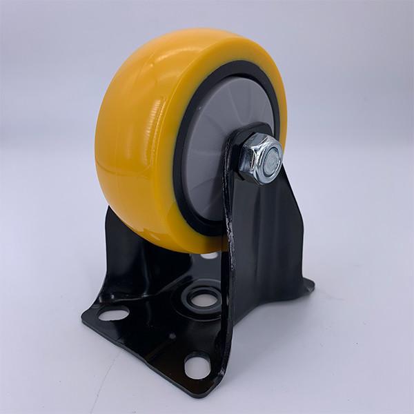 Roda média rígida do rodízio do dever da placa superior de 5 polegadas para o equipamento da fábrica