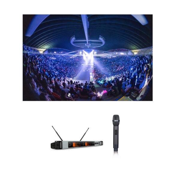 Pilot Tone Squelch Singing UHF Wireless Microphone for Big Performance