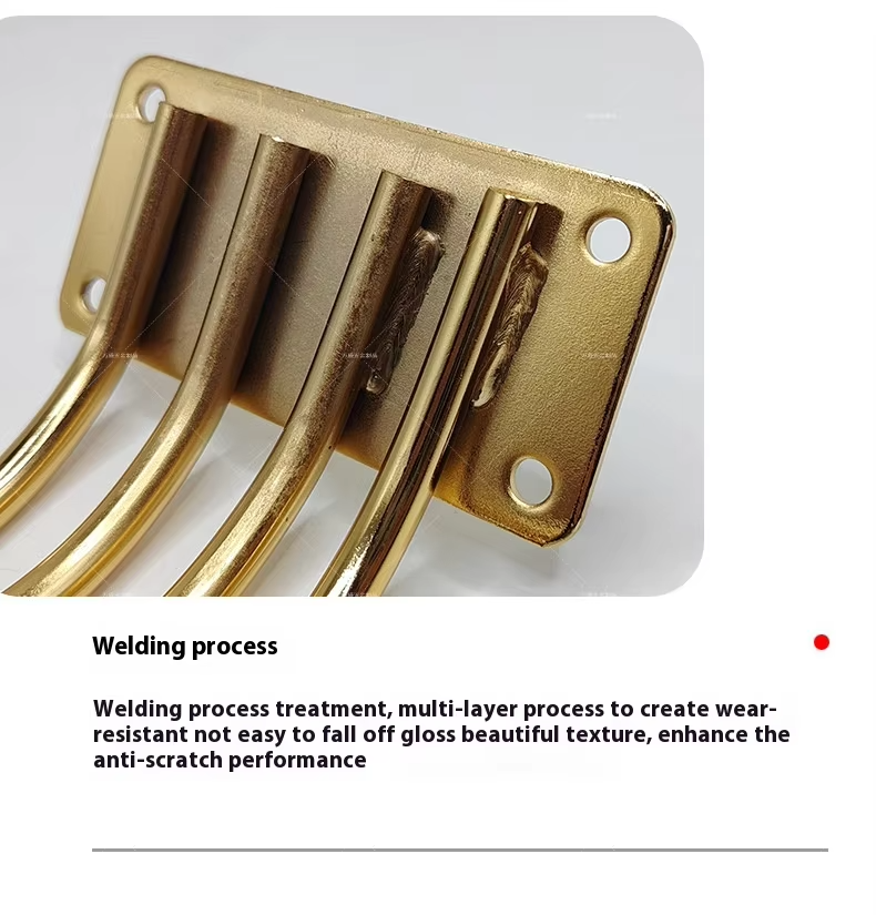 Hot Selling Gold Metal Sofa Legs Iron Furniture Chair Legs with Decorative Features for Kitchen Use Accessories for Table