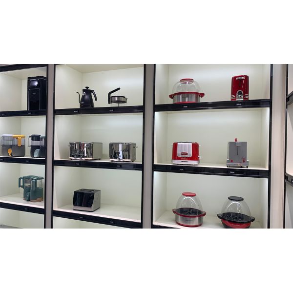 Кухонный прибор 1.7l Малый нержавеющий сталь чайник 1500w с температурным диалогом