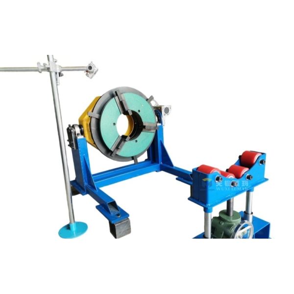 375W Rotating Welding Positioner 245mm For Tube Flanges And Tee Elbow Welding Equipment