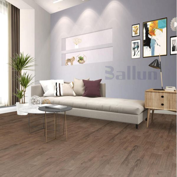 ISO9001 / CE certificado SPC piso laminado de vinilo piso flotante PVC tabla de madera ideal para interiores