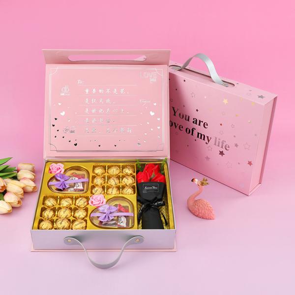 Custom 9 Grid Chocolate Truffle Box Set Luxury Gift Packaging