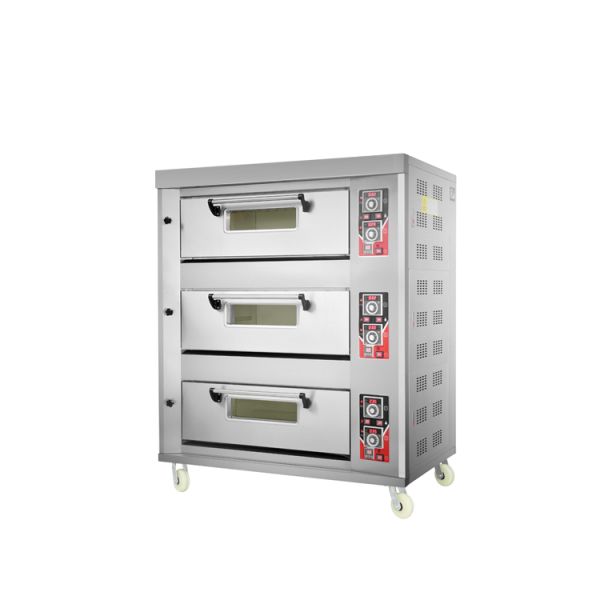 Многофункциональная пиццерия с газовой печью на 9 поддонов для коммерческой выпечки пшеничных изделий