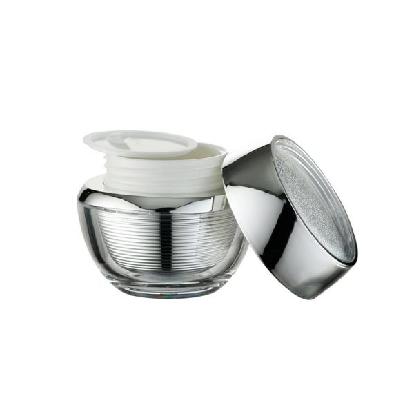 JL-JR814 OEM ODM PMMA Cream Jar 15g 30g 50g Acrylic Cosmetic Containers