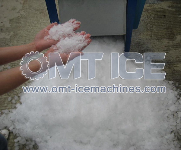 Potente fabricante de hielo de escoria de alta capacidad triturador de hielo comercial bajo ruido