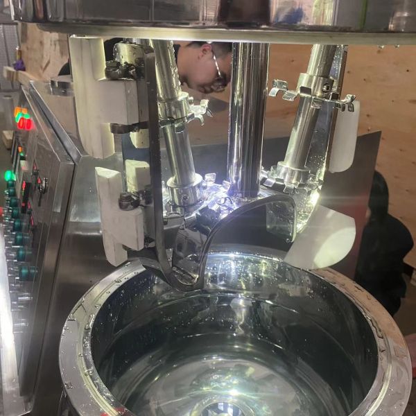 máquina de emulsión del homogeneizador del mezclador del ungüento de la crema de Toothpaset del vacío 10-20L
