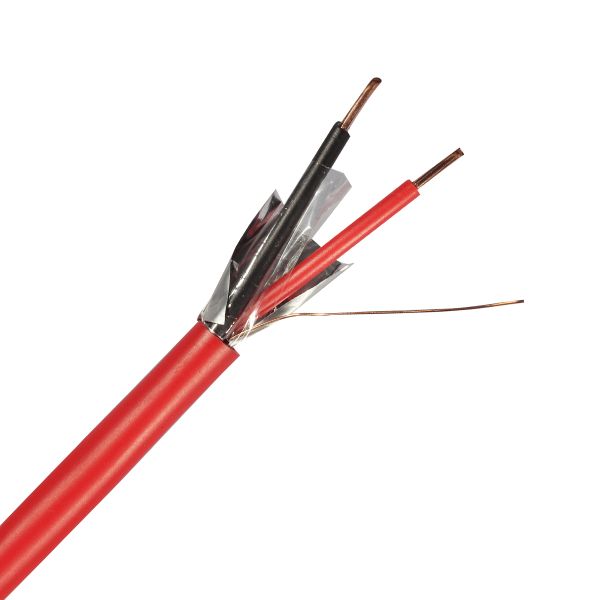 Fire Alarm Cable Shield Al/Foil 2x0.5mm2 -Screened Unscreened 1.5mm Fire Resistant Cable