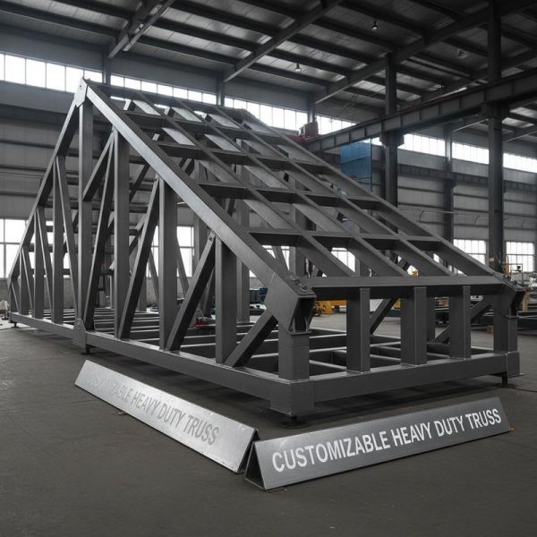 Customizable Heavy Duty Truss with 30% Roof Pitch and Class A Fireproof Rating for Large Scale Buildings