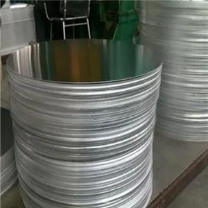 Heat Resistant Embossed Aluminum Wafers 1050 O Temper Aluminum Round Plate