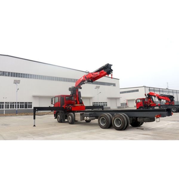25tons Telescopic Knuckle Boom Xcmg Howo Used Mobile Wrecker Mounted Crane Truck