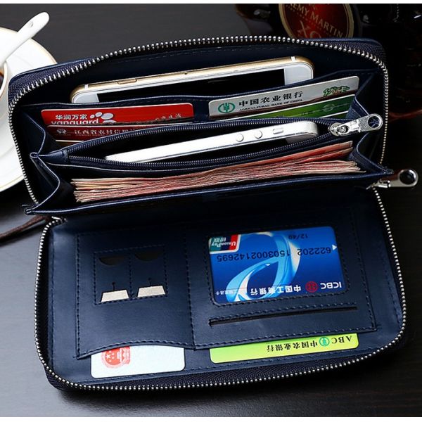 Men's 2016 new European and American crocodile pattern purse fashion trends temperament Men's hand