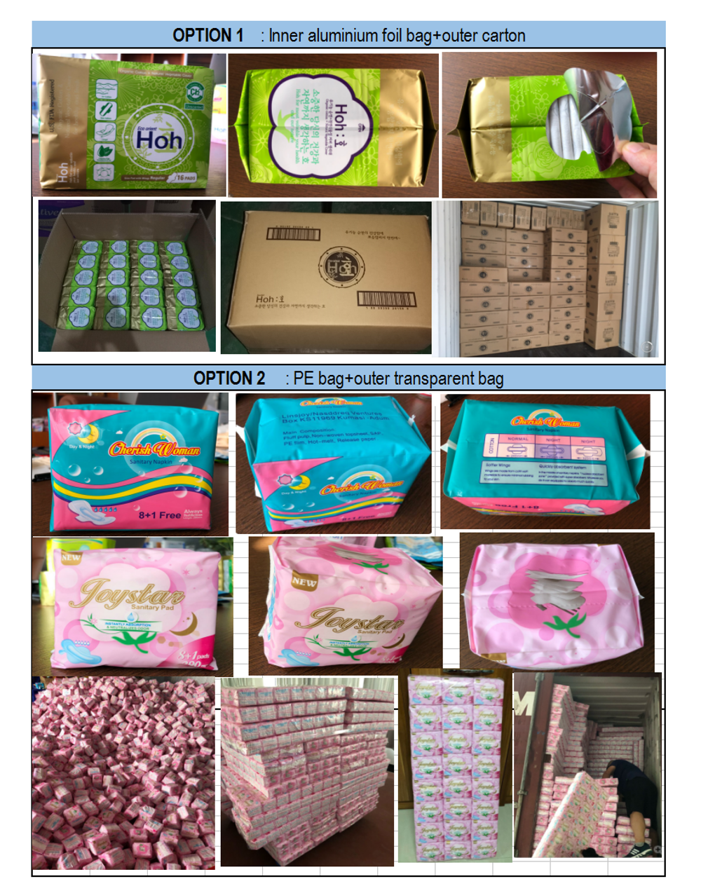 Muchachas de bambú respirables de la pulpa de SAP que llevan la servilleta sanitaria 320m m