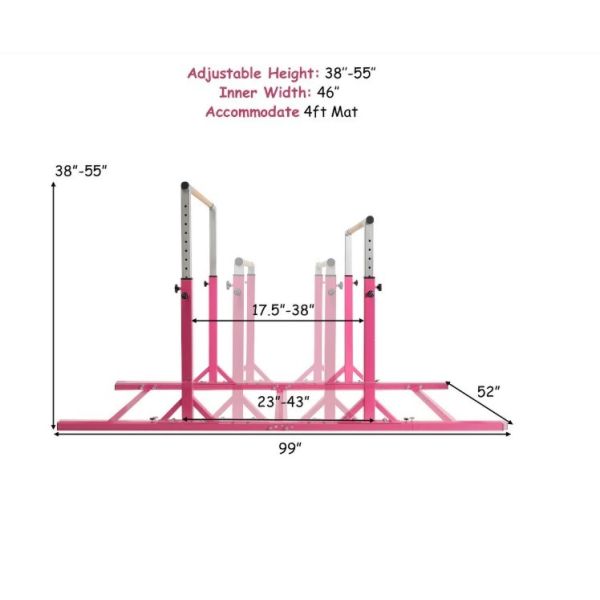 Gymnastics Parallel Bars Double Horizontal Bars Sports Fitness Equipment  Team Sports Equipment  Gymnastic