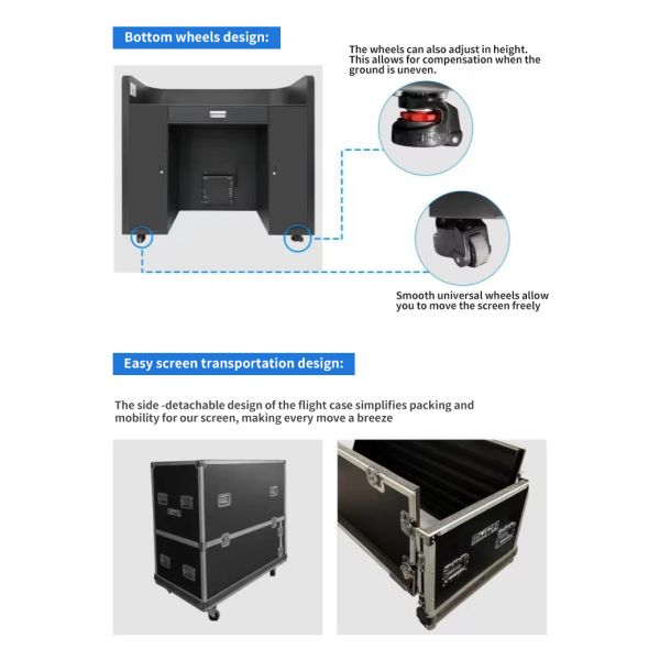 ELLIPSETABLE EDGECURVED LED DISPLAY TABLE