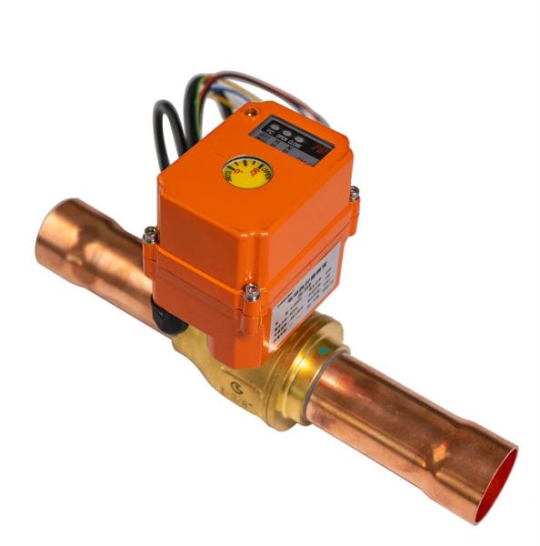 CFC HCFC HFC válvula de esfera elétrica de refrigeração para controlo de temperatura de -20 °C a 120 °C