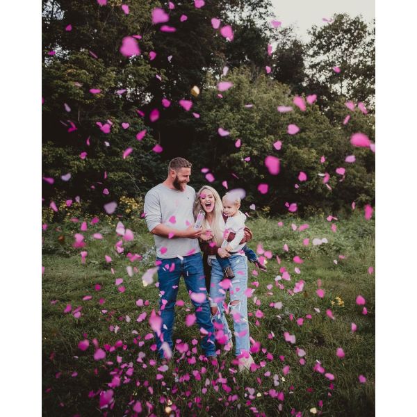 60cm Gender Reveal Confetti Cannon Popper Smoke Powder Confetti Sticks for Party Supplies