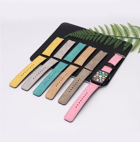 Diy Custom Printing PU Leather Blank Sublimation Watch Band For Apple Smart Watch
